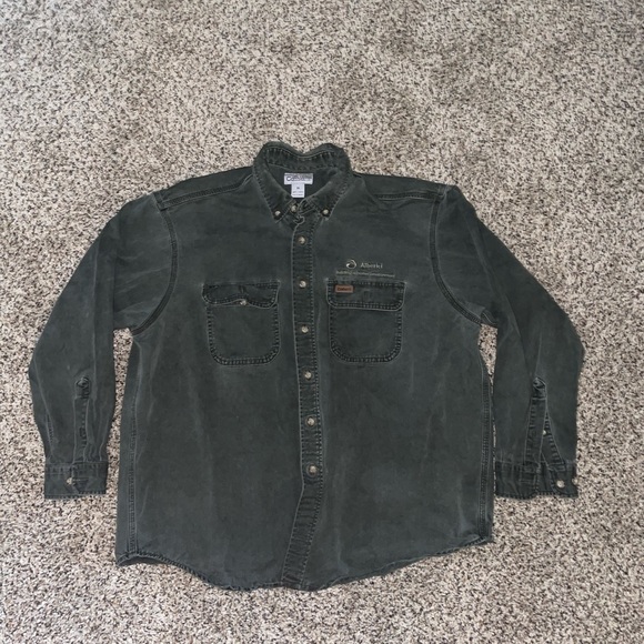 Carhartt Other - Olive green Carhartt button down shirt